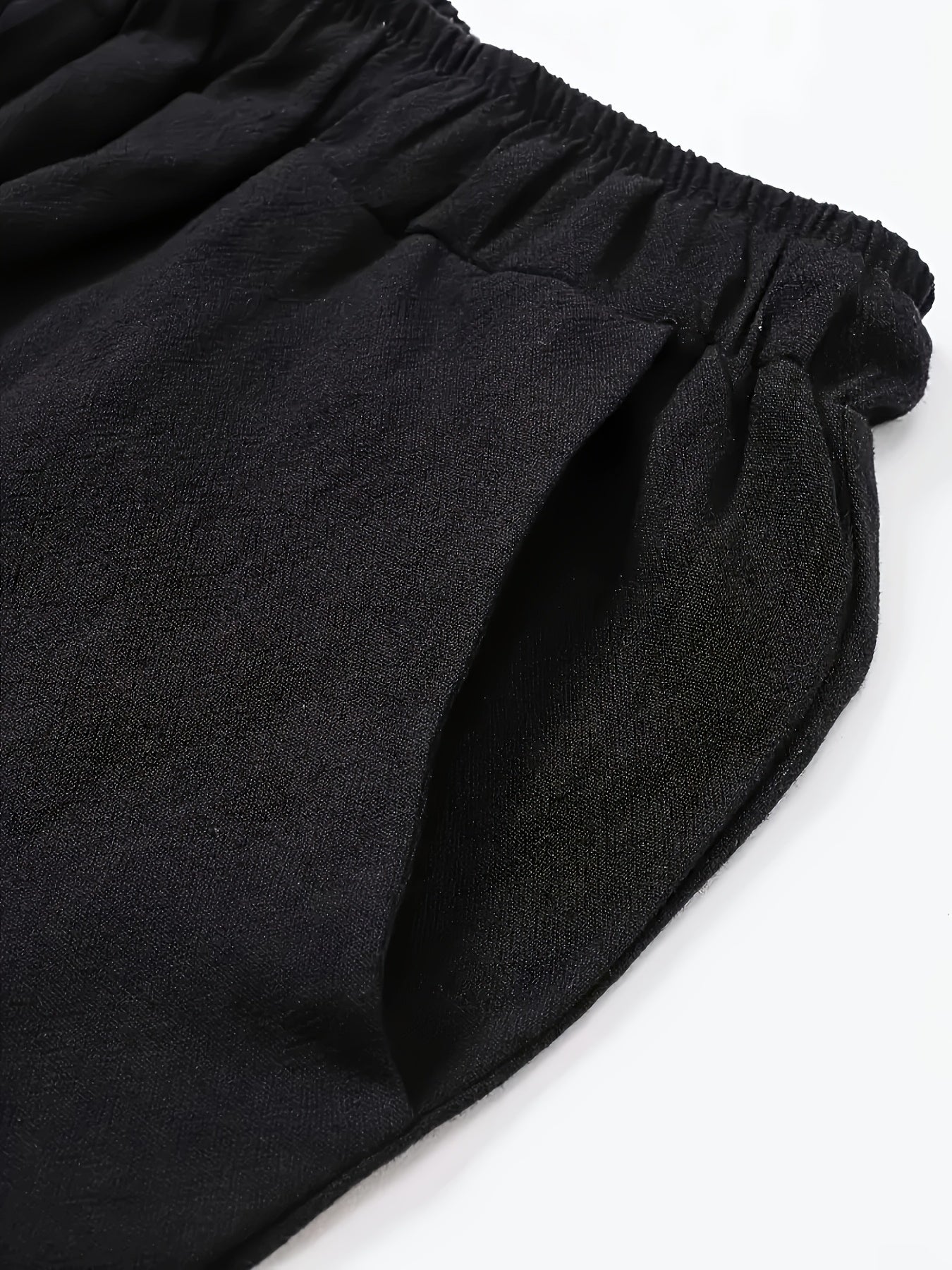 Calça de linho com corte em alfaiataria