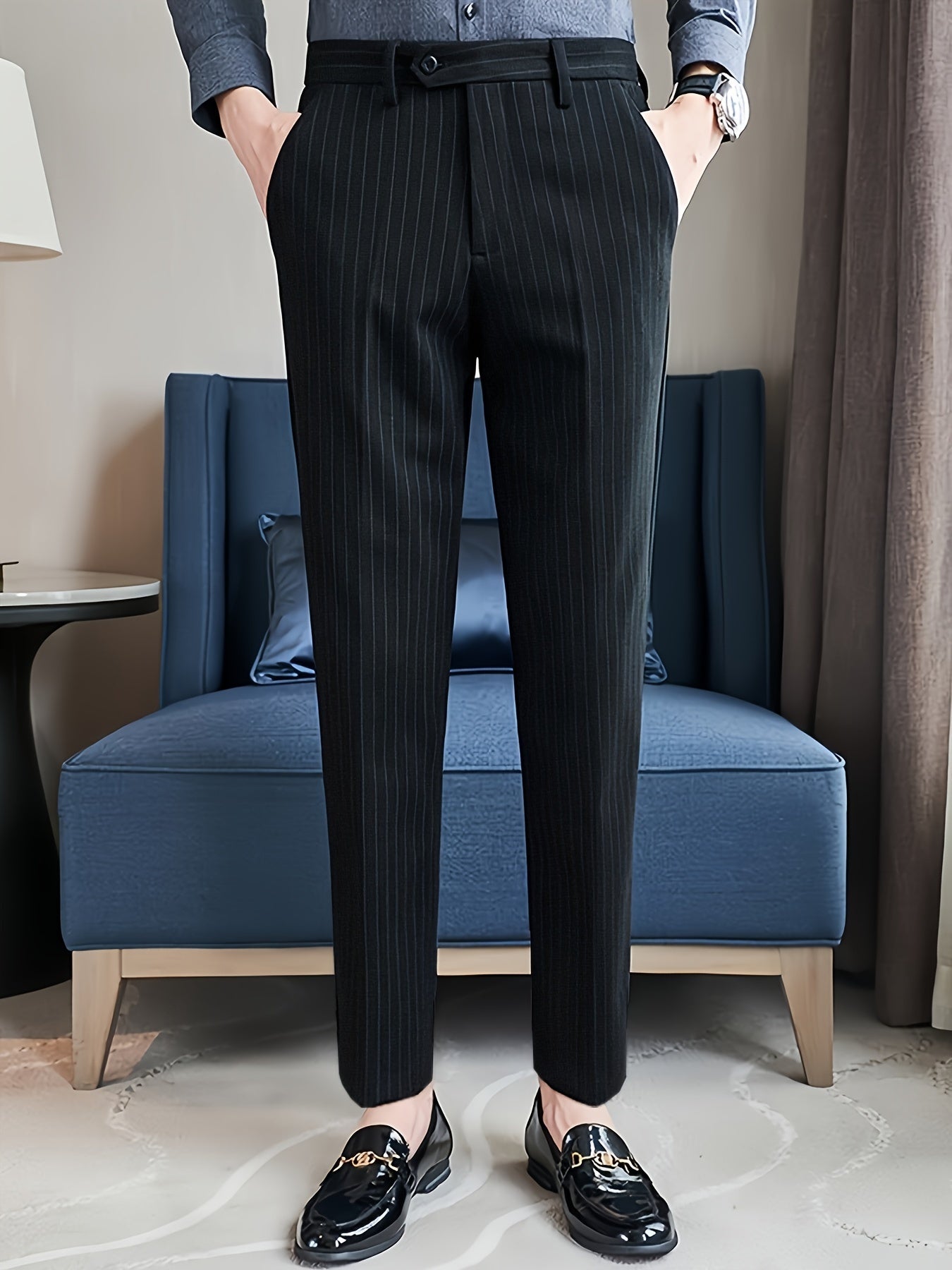 Calça Alfaiataria Listrada