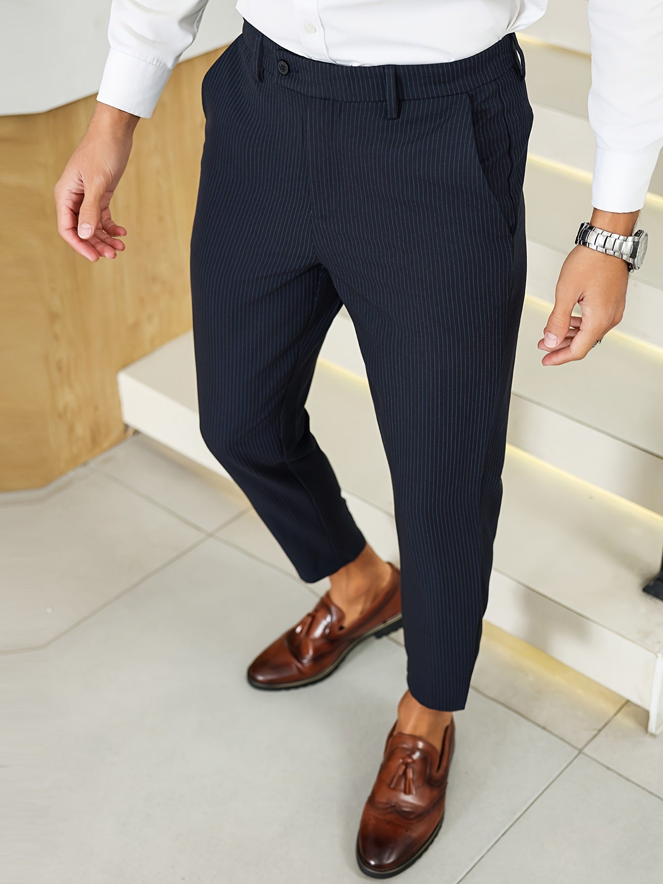 Calça Alfaiataria Azul Marinho