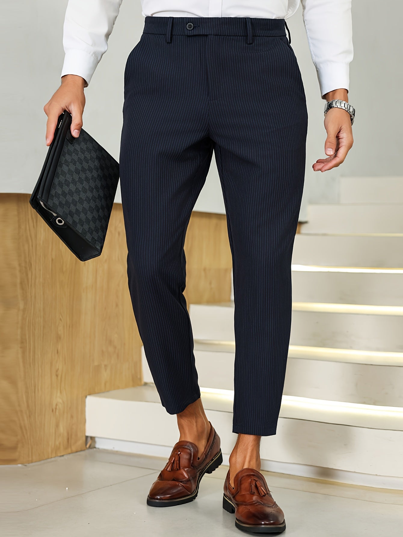 Calça Alfaiataria Azul Marinho