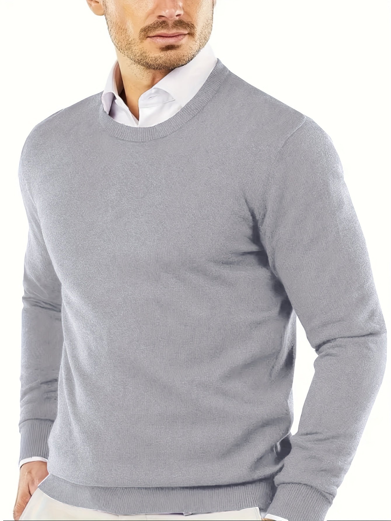 Suéter masculino de malha