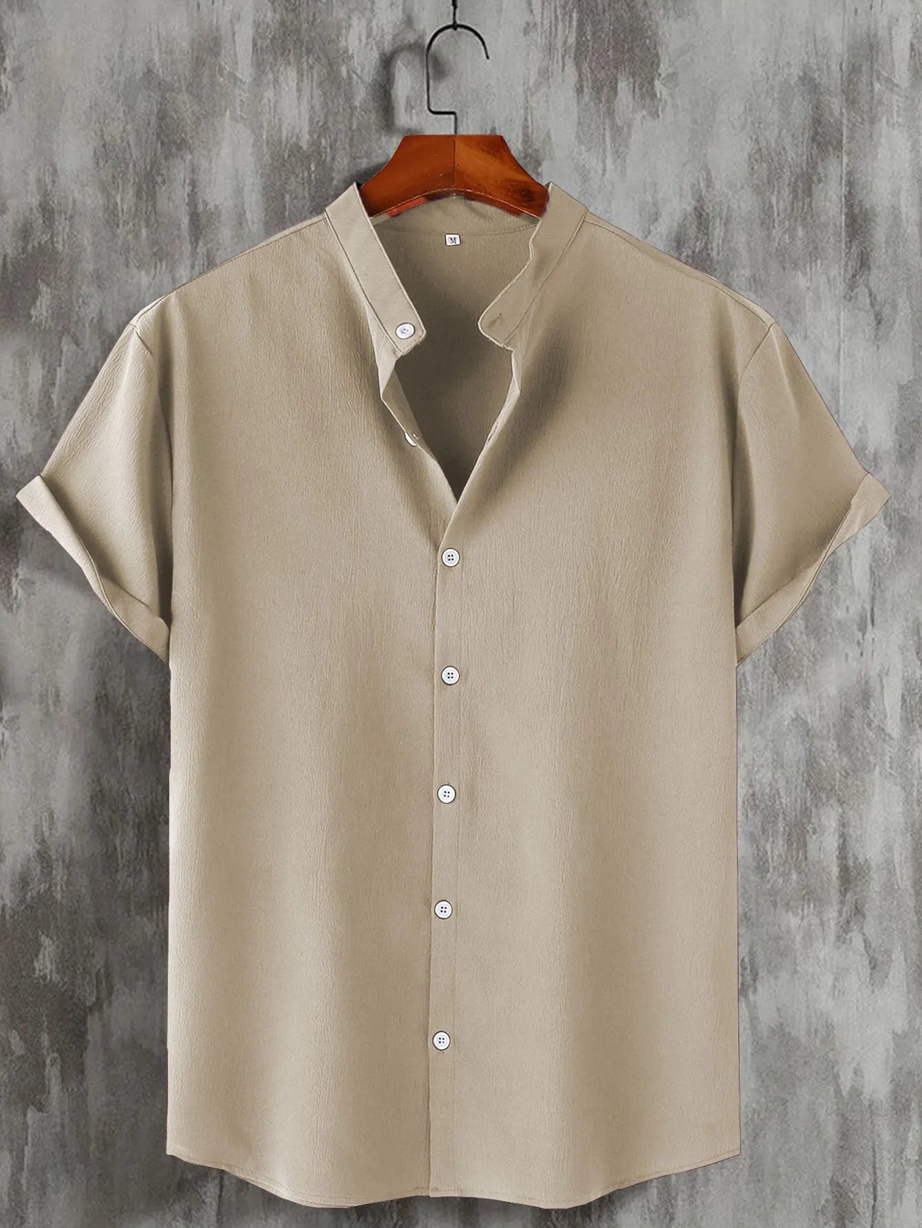 Camisa Henley manga curta