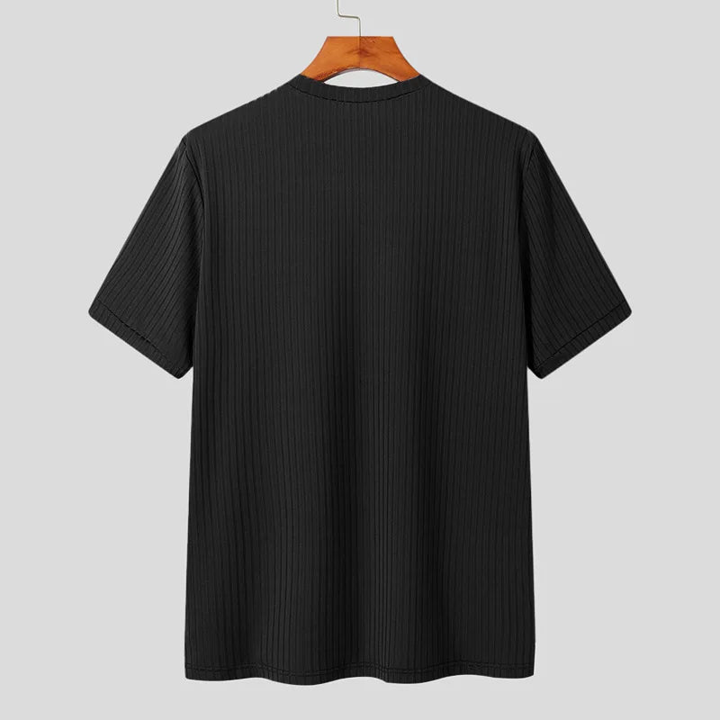 Camiseta de lã caxemira com manga curta