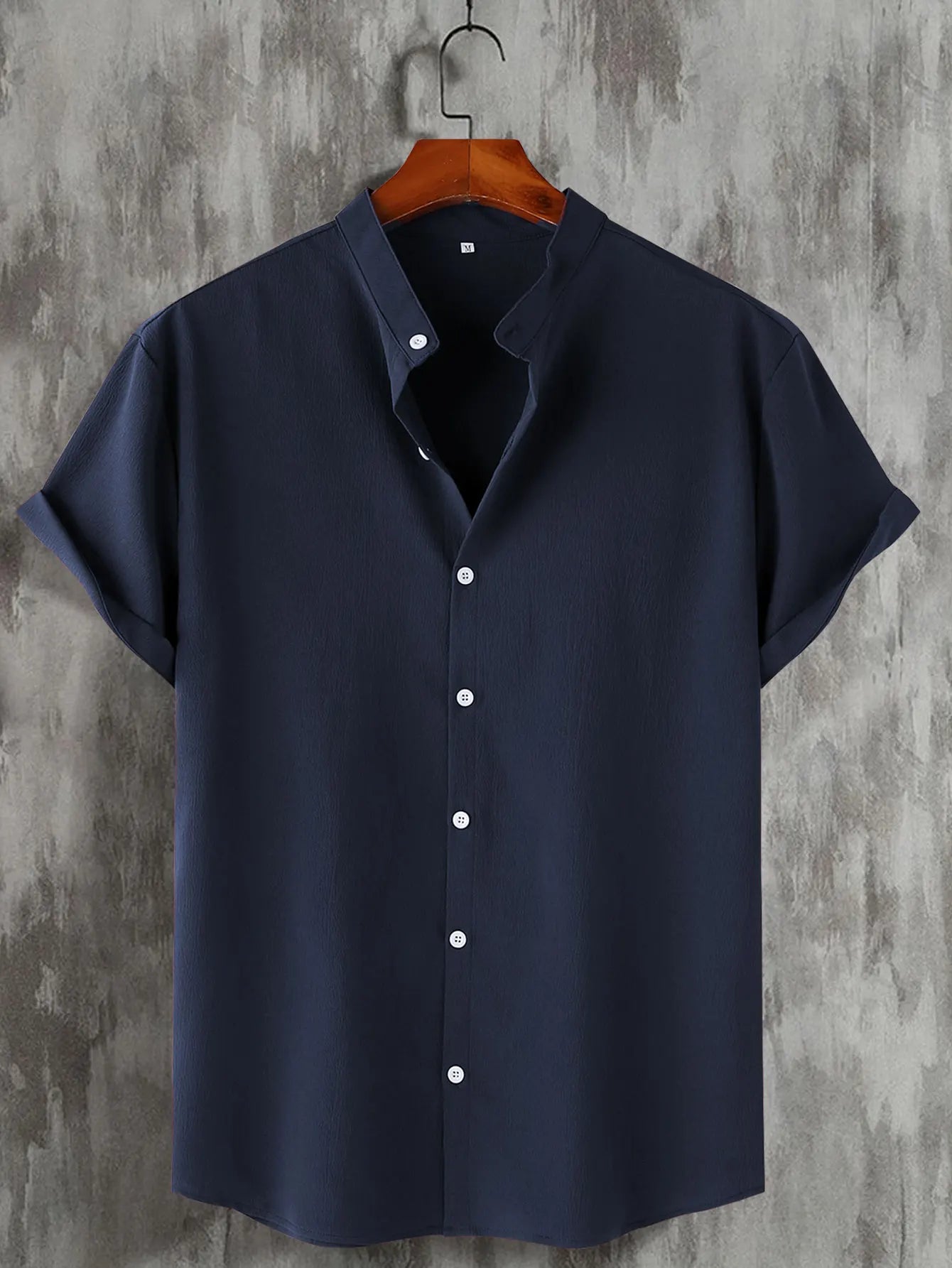 Camisa Henley manga curta