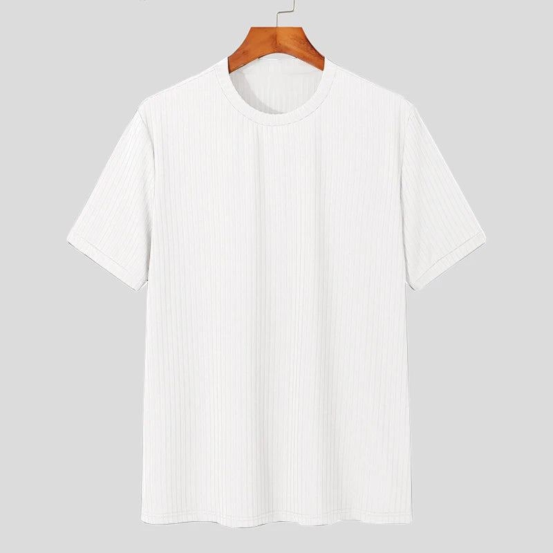 Camiseta de lã caxemira com manga curta