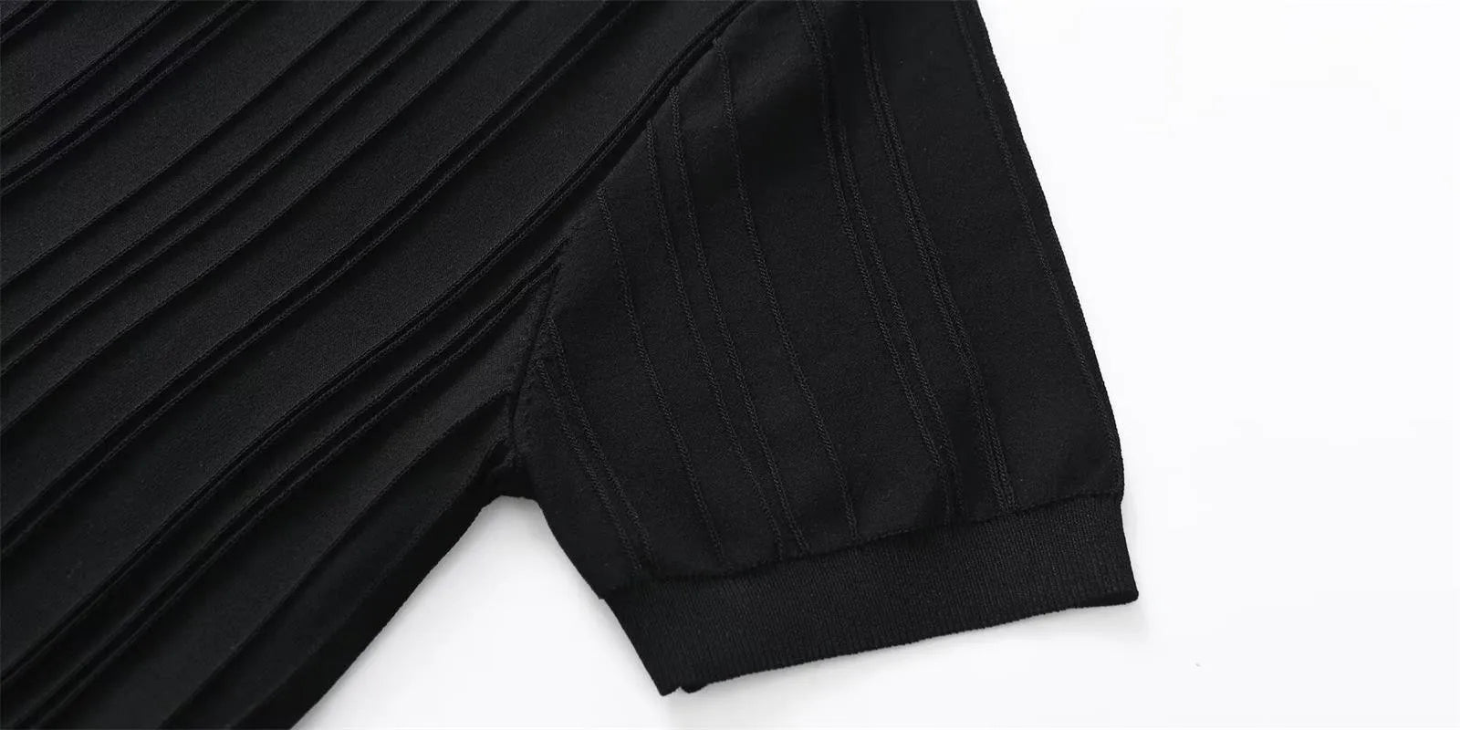 Camisa de malha retrô com zip