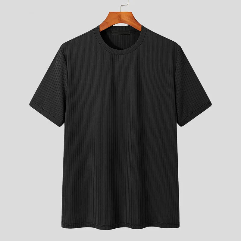 Camiseta de lã caxemira com manga curta