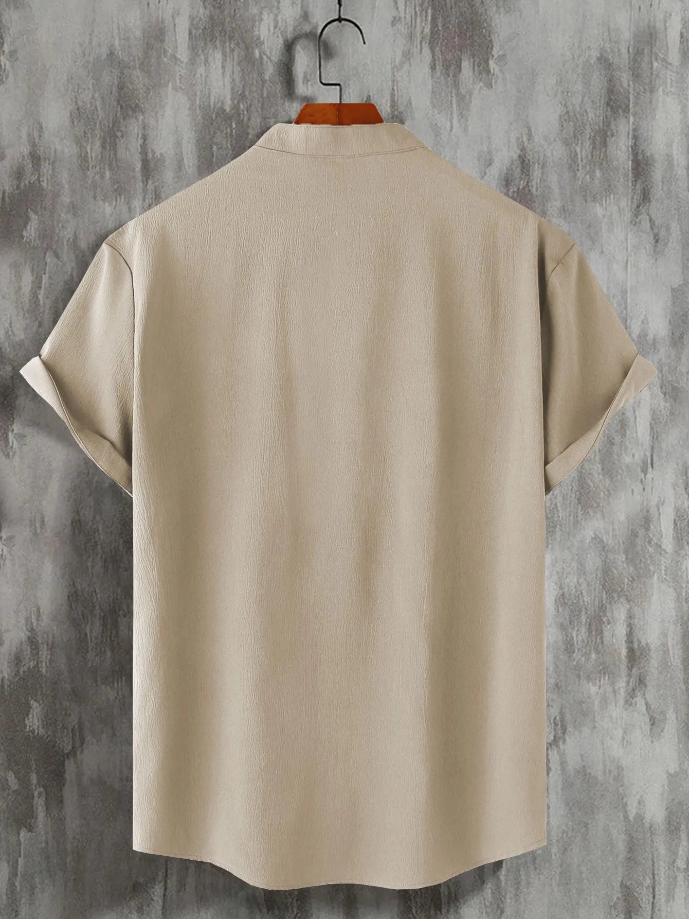 Camisa Henley manga curta