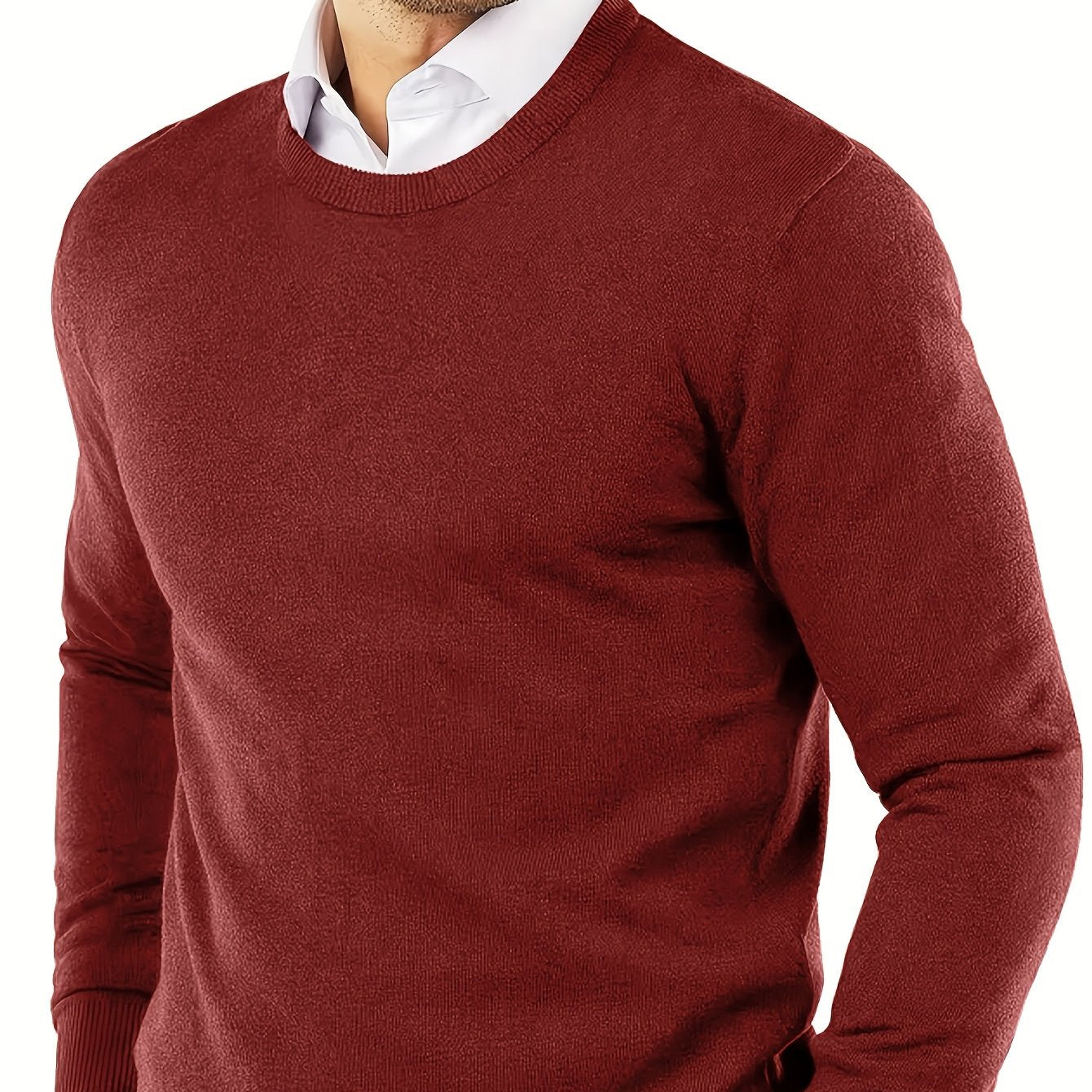 Suéter masculino de malha