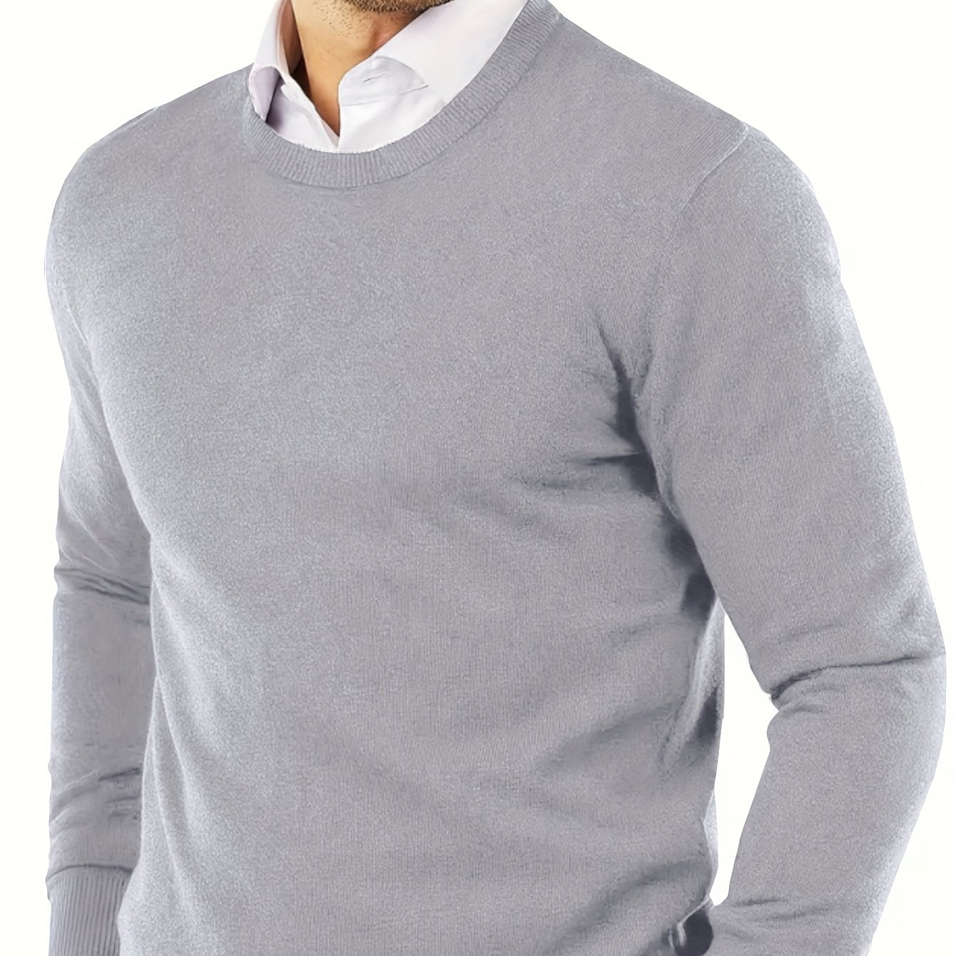 Suéter masculino de malha