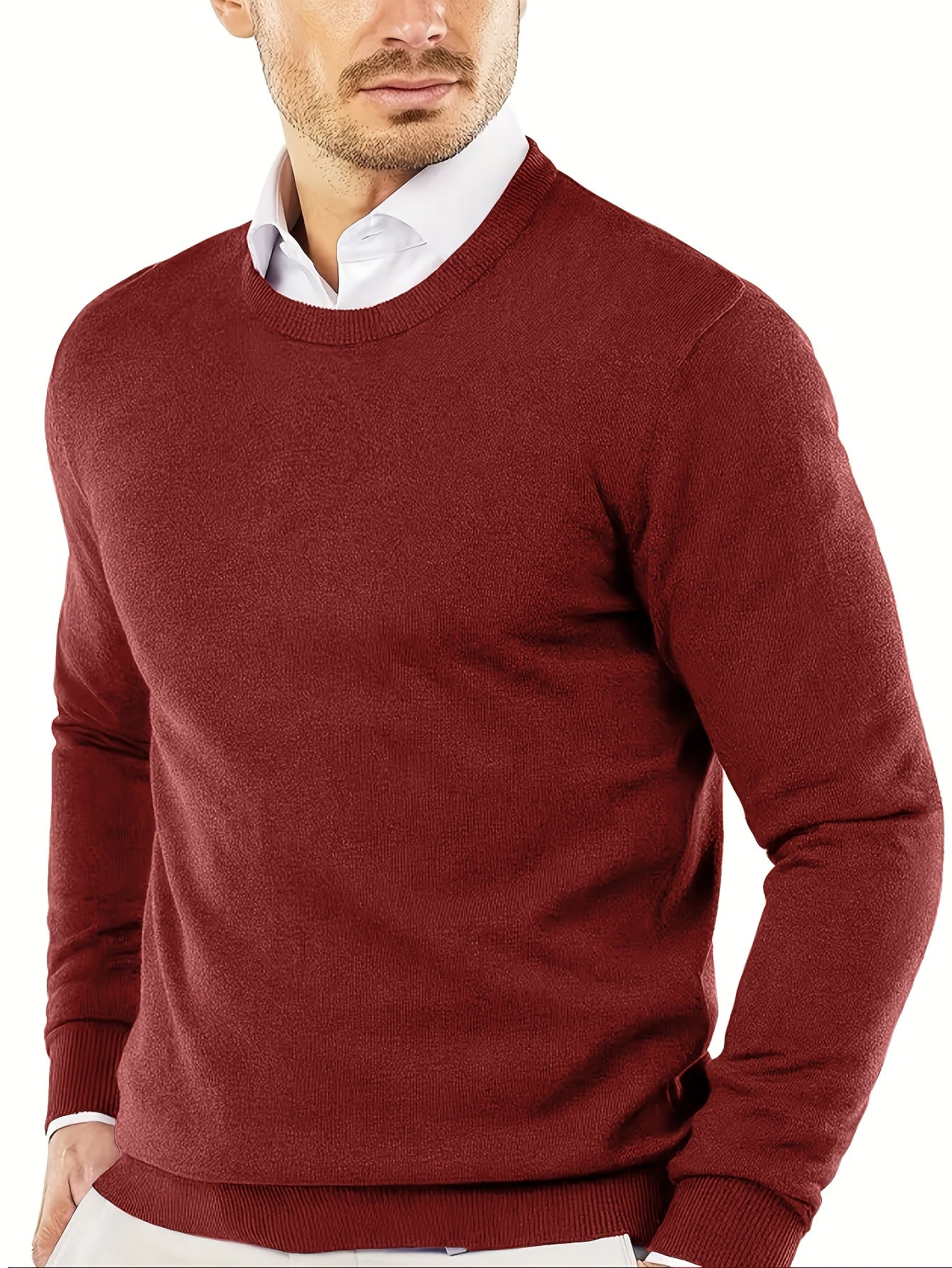Suéter masculino de malha